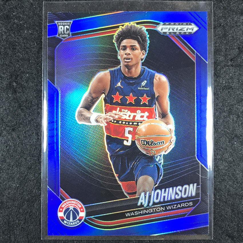 2024-25 Prizm Black AJ JOHNSON Rookie Base Blue /199 #209