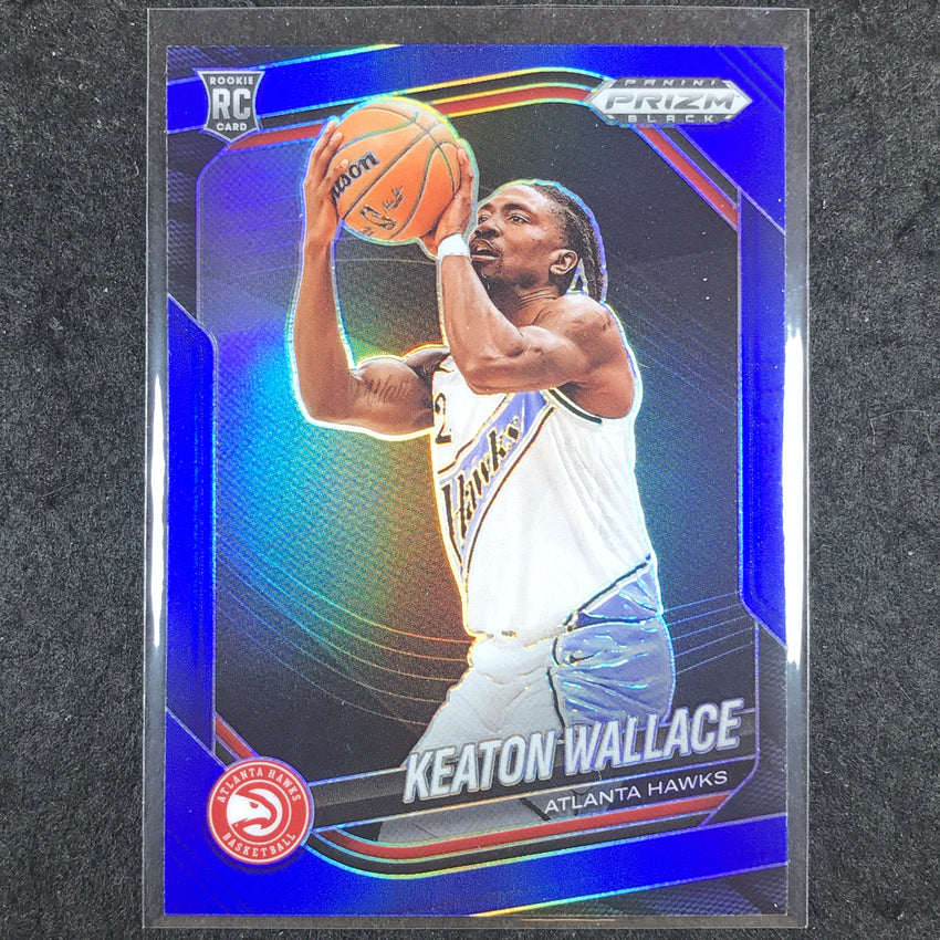 2024-25 Prizm Black KEATON WALLACE Rookie Base Blue /199 #216