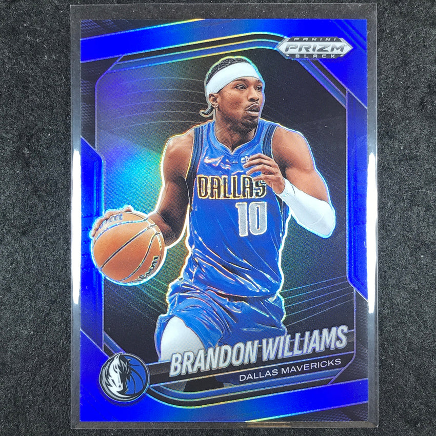 2024-25 Prizm Black BRANDON WILLIAMS Base Blue /199 #219