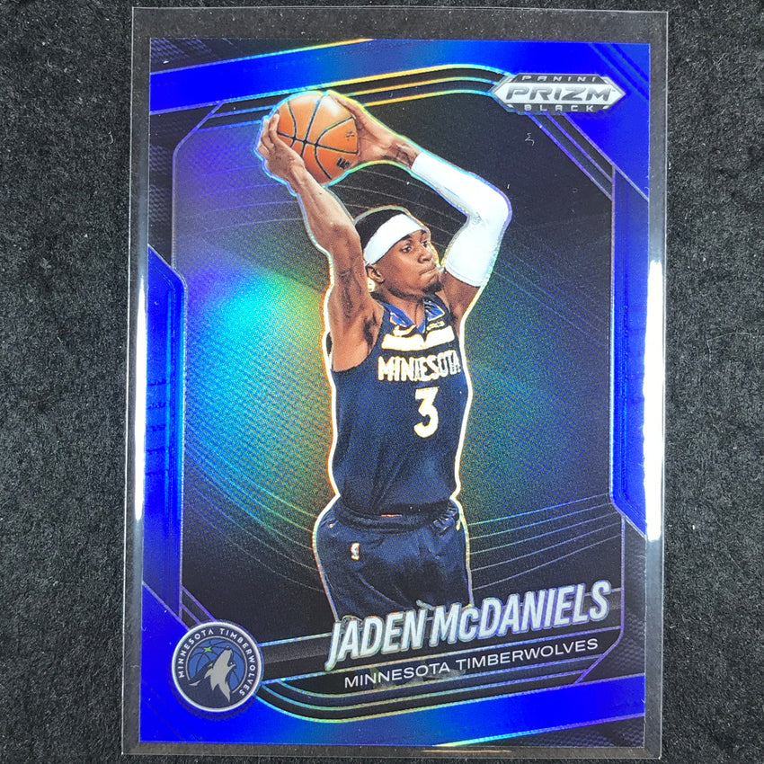 2024-25 Prizm Black JADEN MCDANIELS Base Blue /199 #223