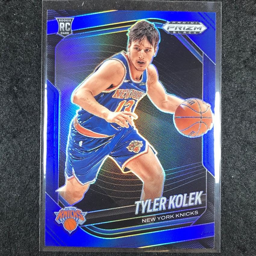 2024-25 Prizm Black TYLER KOLEK Rookie Base Blue /199 #226