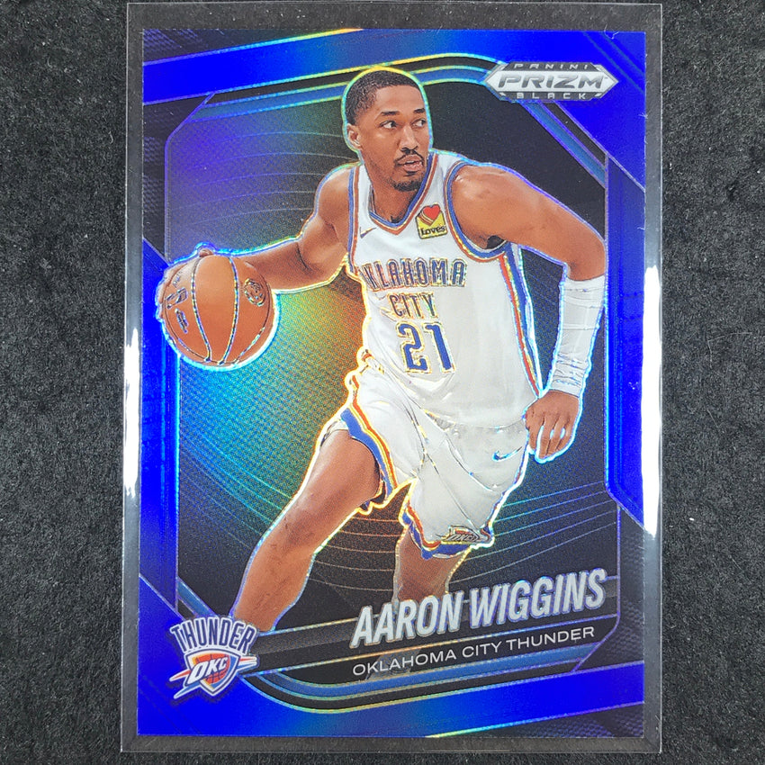 2024-25 Prizm Black AARON WIGGINS Base Blue /199 #230