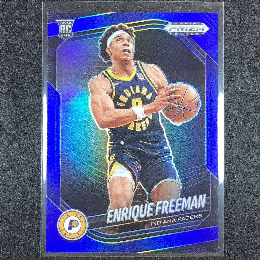 2024-25 Prizm Black ENRIQUE FREEMAN Rookie Base Blue /199 #245