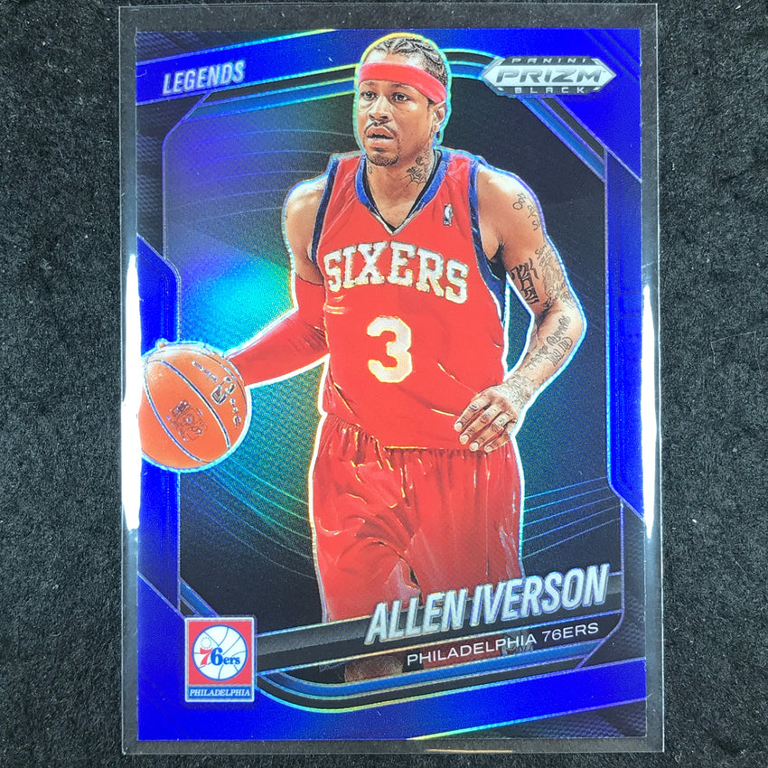 2024-25 Prizm Black ALLEN IVERSON Base Blue /199 #262