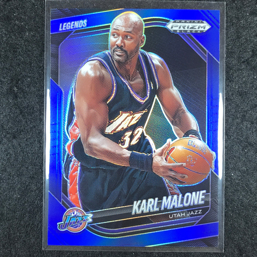 2024-25 Prizm Black KARL MALONE Base Blue /199 #269