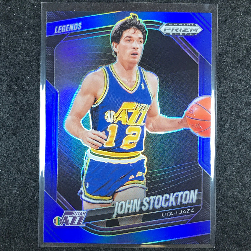 2024-25 Prizm Black JOHN STOCKTON Base Blue /199 #283