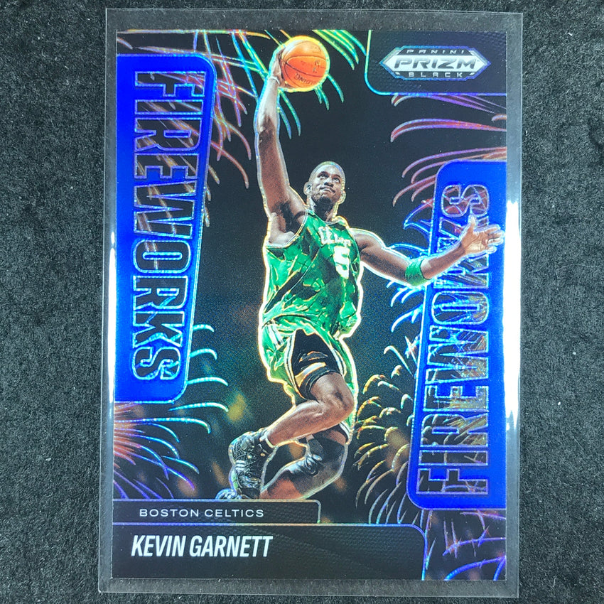 2024-25 Prizm Black KEVIN GARNETT Fireworks Blue 78/199 #24