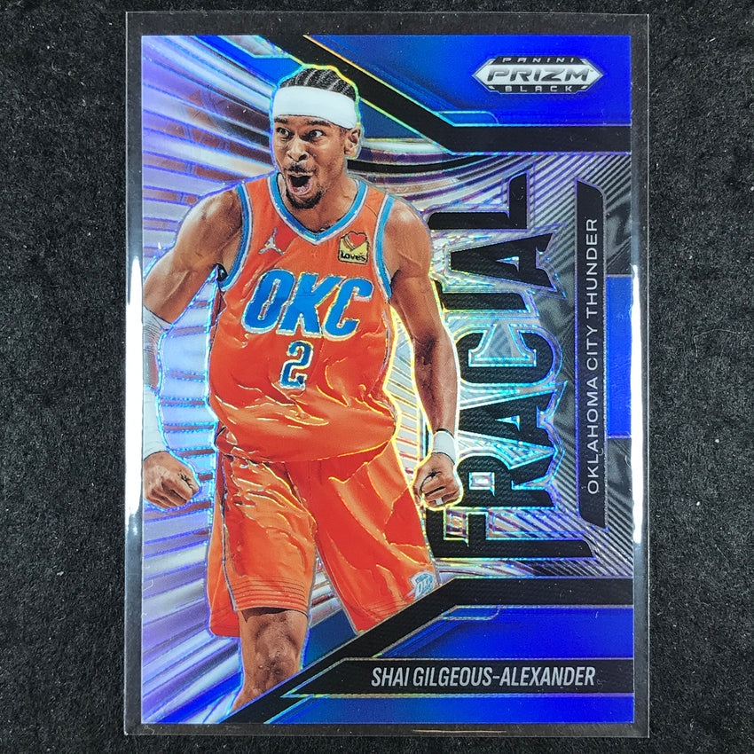 2024-25 Prizm Black SHAI GILGEOUS-ALEXANDER Fractal Blue 39/199 #4