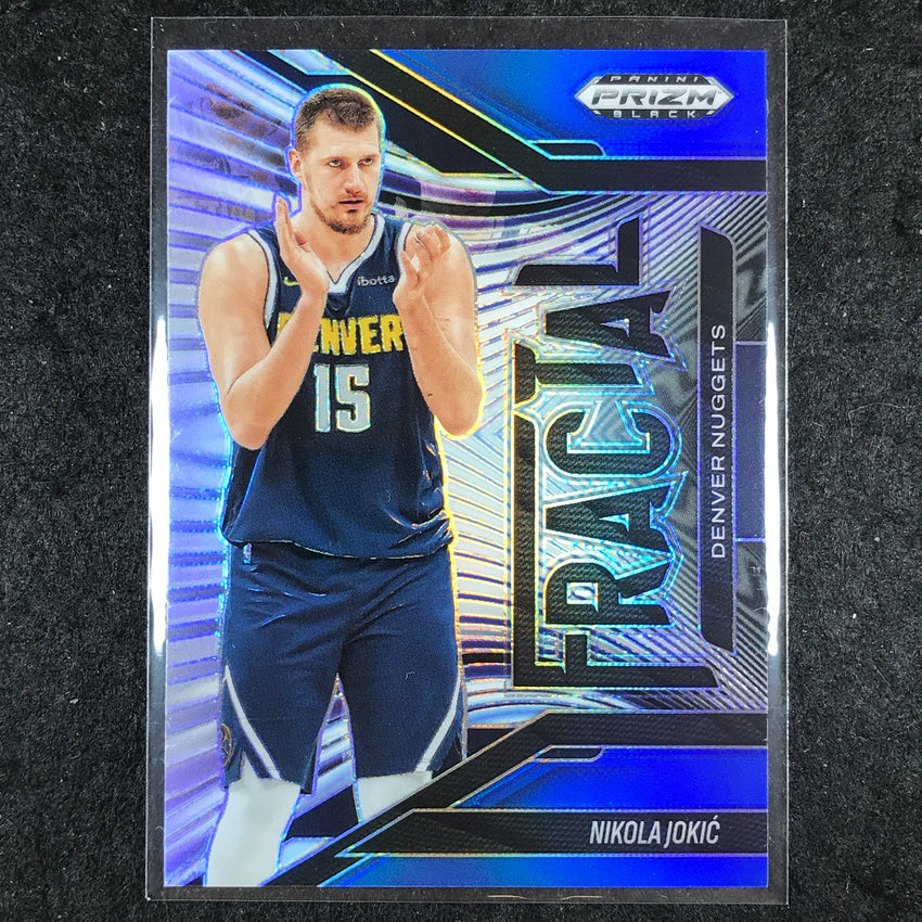 2024-25 Prizm Black NIKOLA JOKIC Fractal Blue 87/199 #5