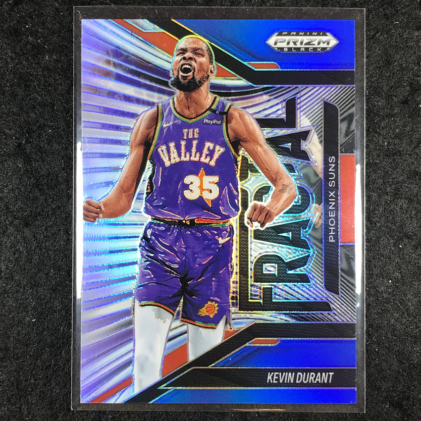 2024-25 Prizm Black KEVIN DURANT Fractal Blue 23/199 #6