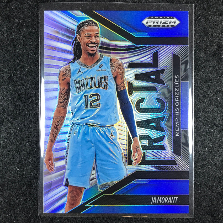 2024-25 Prizm Black JA MORANT Fractal Blue 174/199 #9