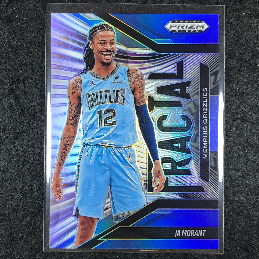 2024-25 Prizm Black JA MORANT Fractal Blue 158/199 #9