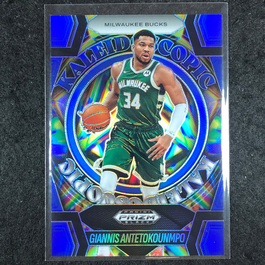 2024-25 Prizm Black GIANNIS ANTETOKOUNMPO Kaleidoscopic Blue 71/199 #2