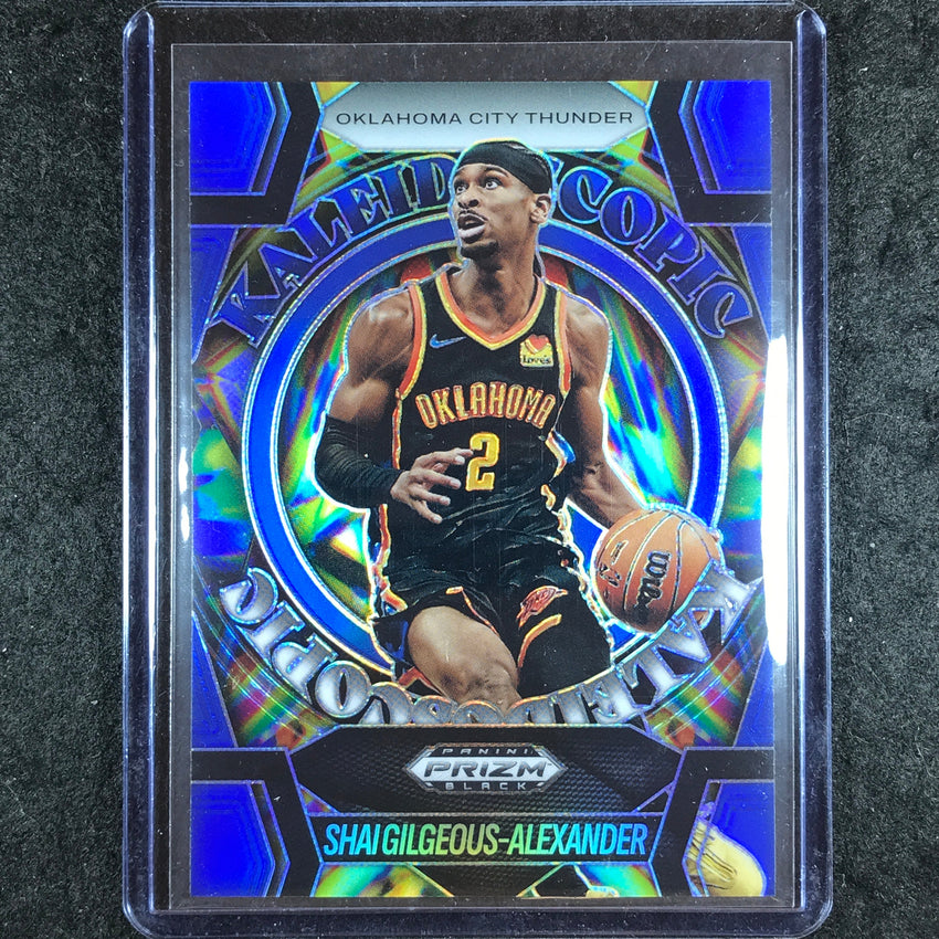 2024-25 Prizm Black SHAI GILGEOUS-ALEXANDER Kaleidoscopic Blue 74/199 #5