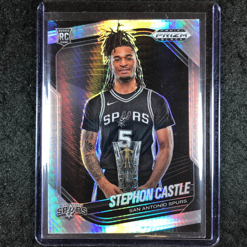 2024-25 Prizm Black STEPHON CASTLE Rookie Base Hyper #96