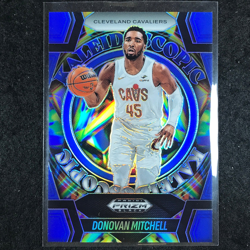 2024-25 Prizm Black DONOVAN MITCHELL Kaleidoscopic Blue 33/199 #10