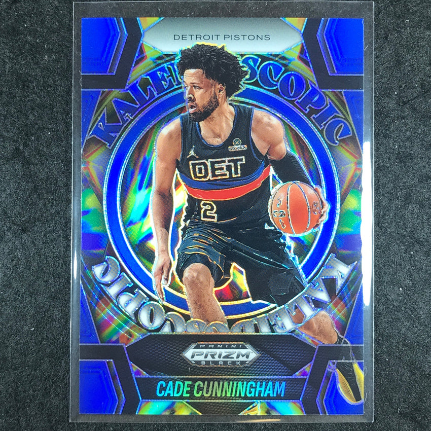 2024-25 Prizm Black CADE CUNNINGHAM Kaleidoscopic Blue 32/199 #15