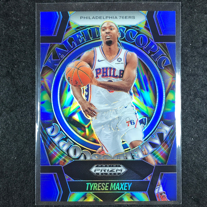 2024-25 Prizm Black TYRESE MAXEY Kaleidoscopic Blue 91/199 #20
