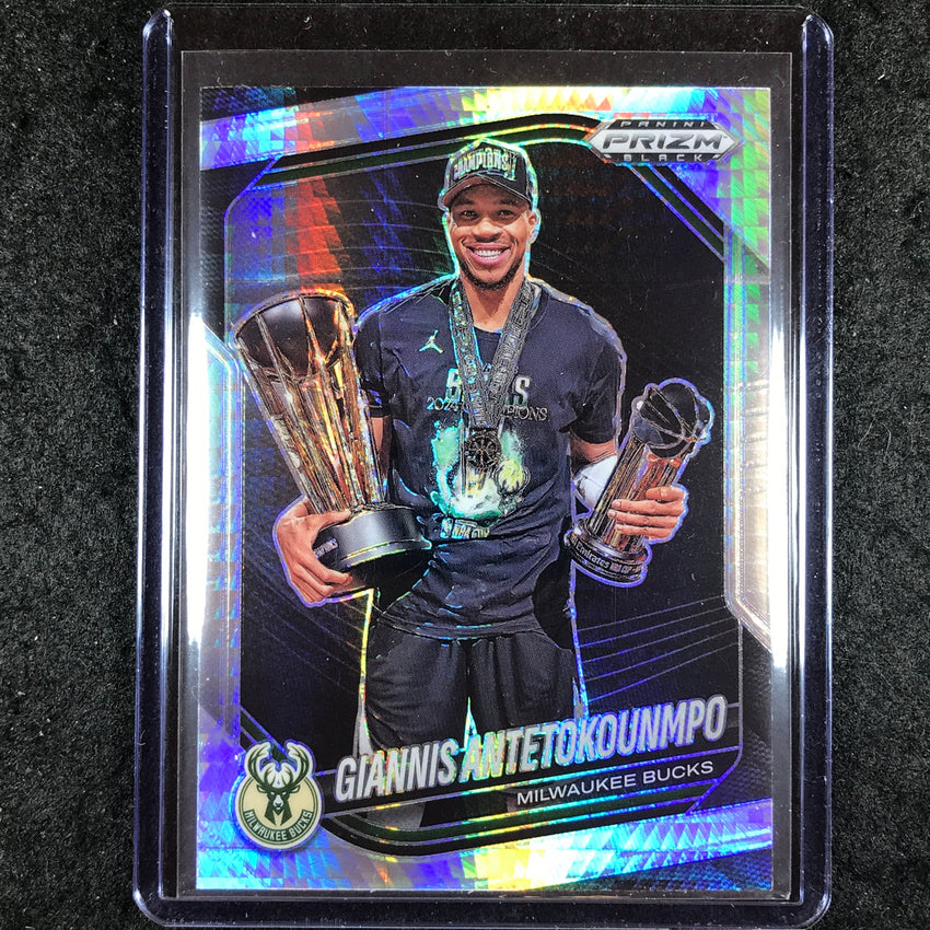 2024-25 Prizm Black GIANNIS ANTETOKOUNMPO Base Hyper #159