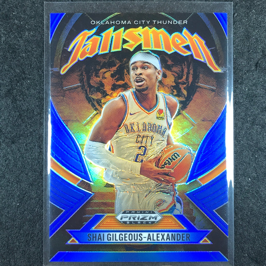2024-25 Prizm Black SHAI GILGEOUS-ALEXANDER Talismen Blue 40/199 #1