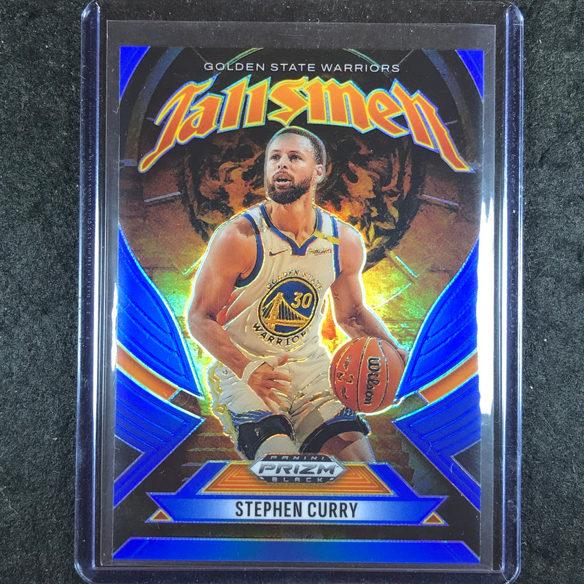 2024-25 Prizm Black STEPHEN CURRY Talismen Blue 151/199 #7