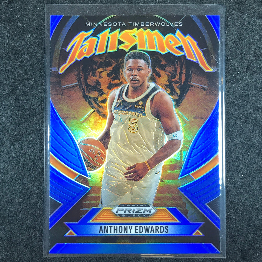 2024-25 Prizm Black ANTHONY EDWARDS Talismen Blue 146/199 #11