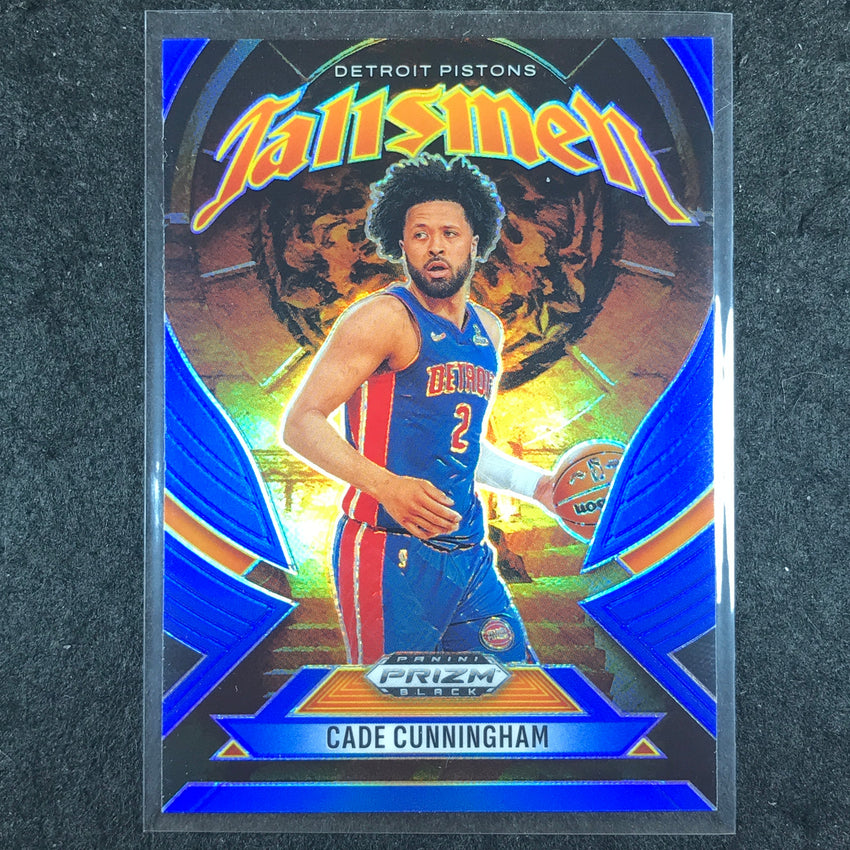 2024-25 Prizm Black CADE CUNNINGHAM Talismen Blue 71/199 #12