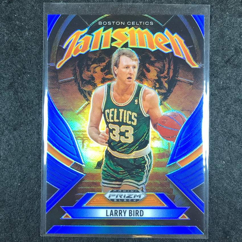 2024-25 Prizm Black LARRY BIRD Talismen Blue 72/199 #20