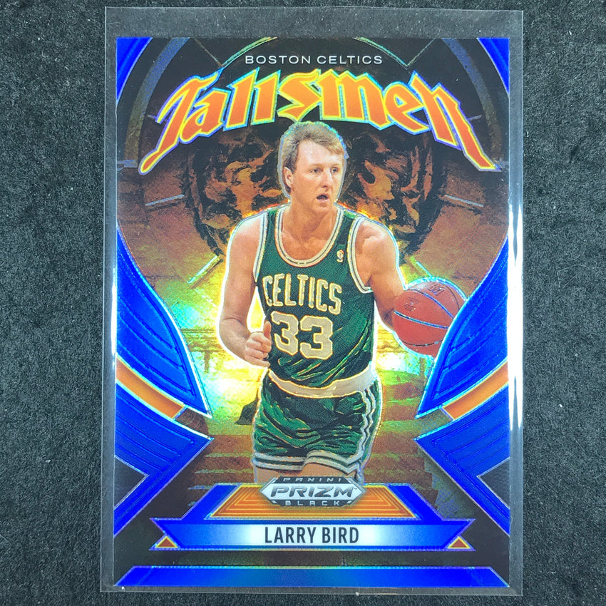 2024-25 Prizm Black LARRY BIRD Talismen Blue 85/199 #20