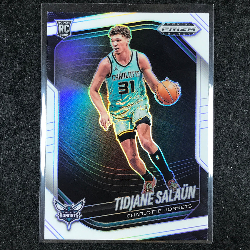 2024-25 Prizm Black TIDJANE SALAUN Rookie Base White /175 #6