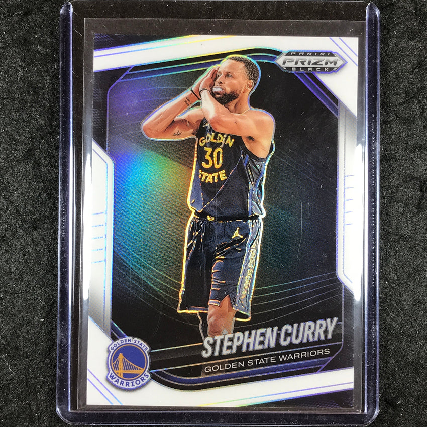 2024-25 Prizm Black STEPHEN CURRY Base White /175 #7
