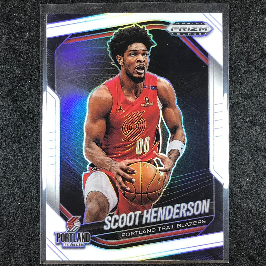 2024-25 Prizm Black SCOOT HENDERSON Base White /175 #13