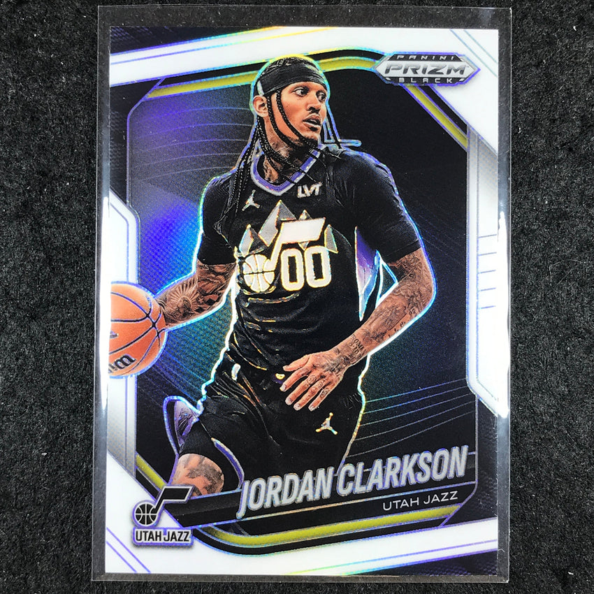 2024-25 Prizm Black JORDAN CLARKSON Base White /175 #19