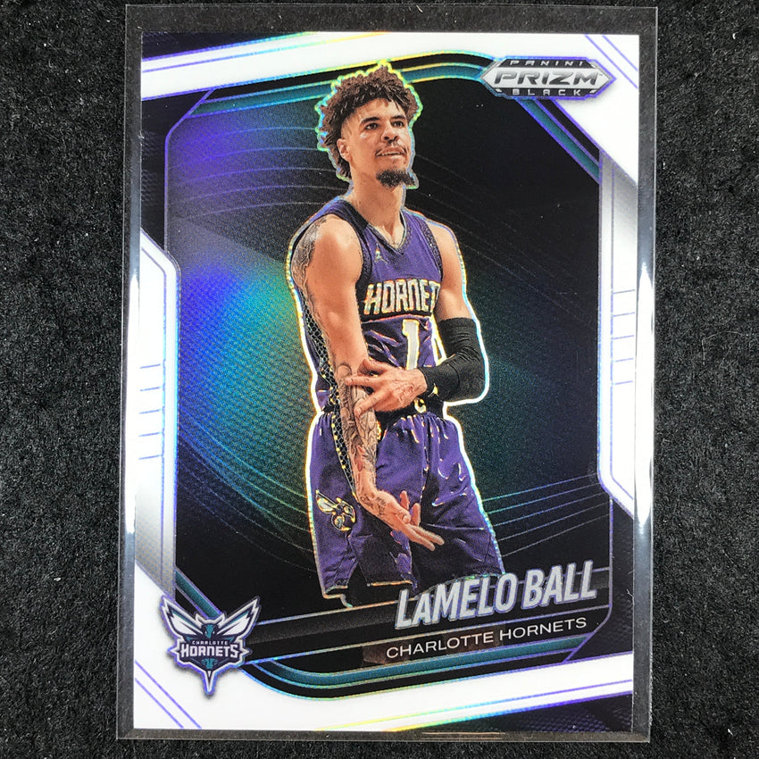 2024-25 Prizm Black LAMELO BALL Base White /175 #26