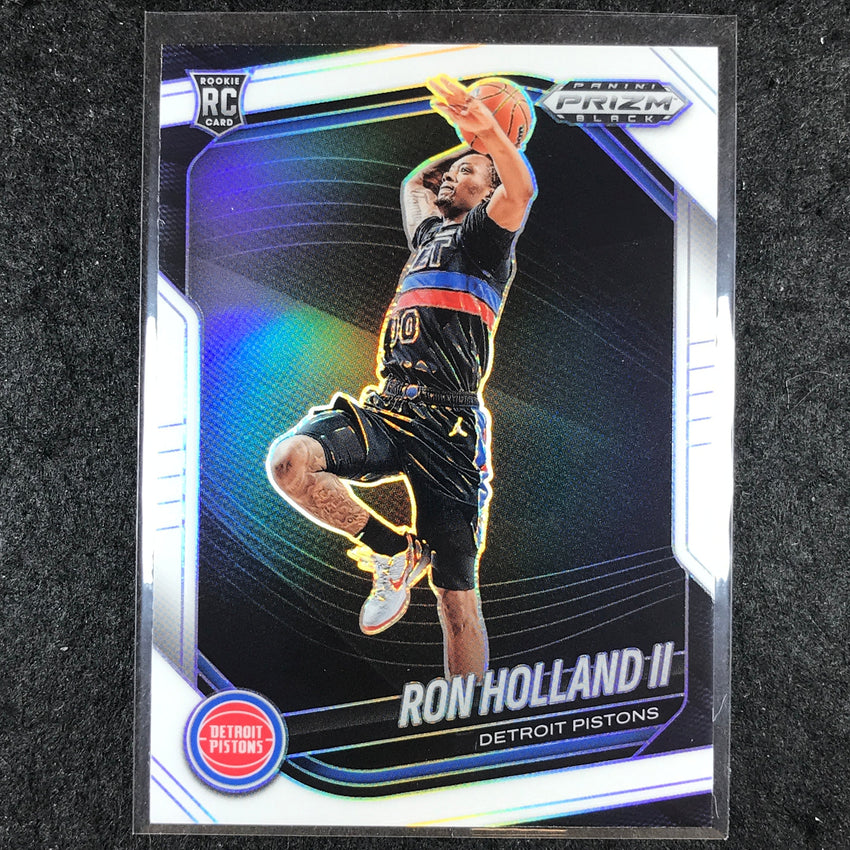 2024-25 Prizm Black RON HOLLAND II Rookie Base White /175 #28