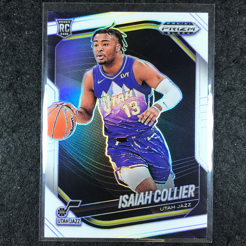2024-25 Prizm Black ISAIAH COLLIER Rookie Base White /175 #32