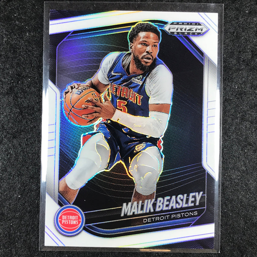 2024-25 Prizm Black MALIK BEASLEY Base White /175 #36