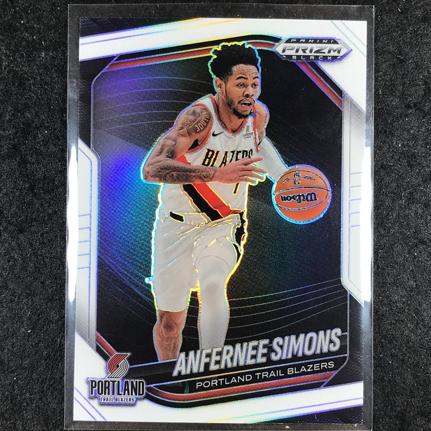 2024-25 Prizm Black ANFERNEE SIMONS Base White /175 #60