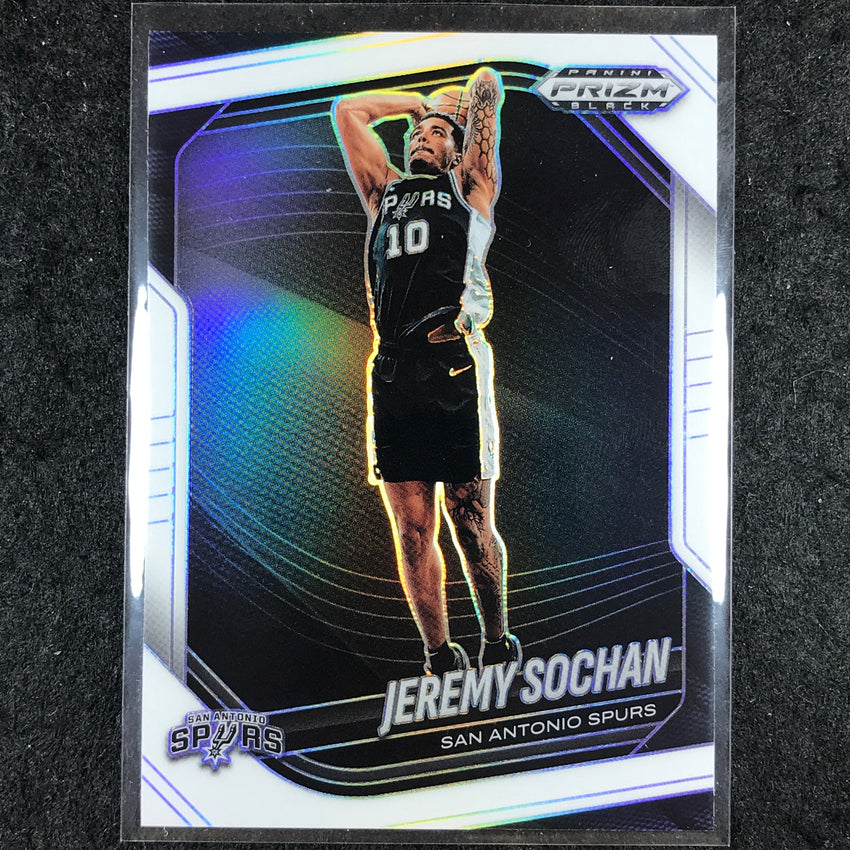 2024-25 Prizm Black JEREMY SOCHAN Base White /175 #62