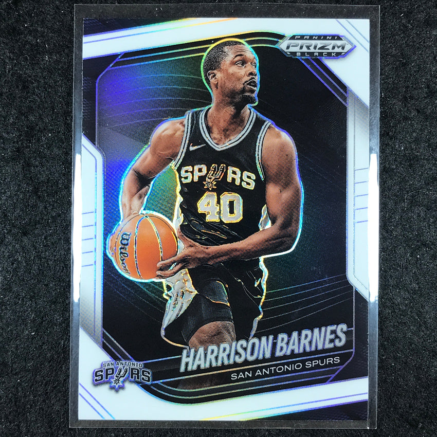 2024-25 Prizm Black HARRISON BARNES Base White /175 #85
