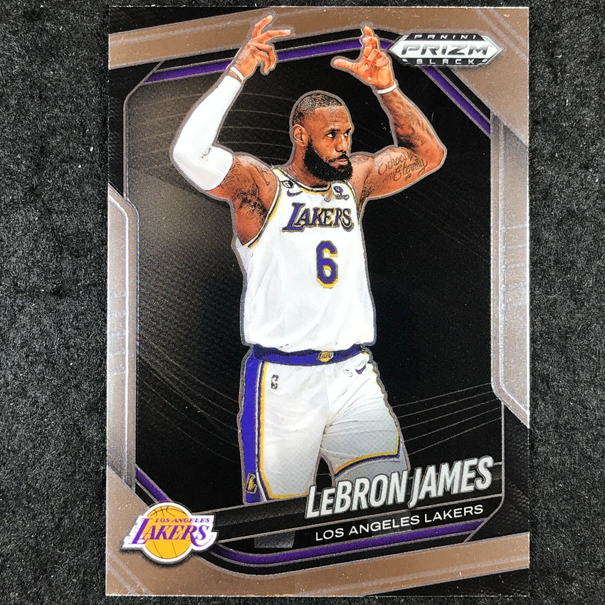 2024-25 Prizm Black LEBRON JAMES Base #52