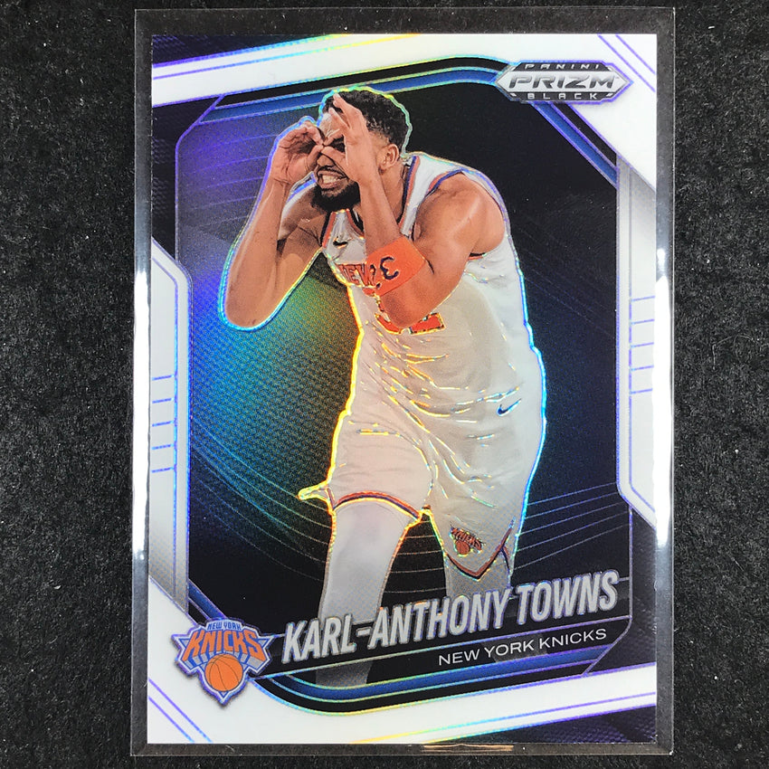 2024-25 Prizm Black KARL-ANTHONY TOWNS Base White /175 #107
