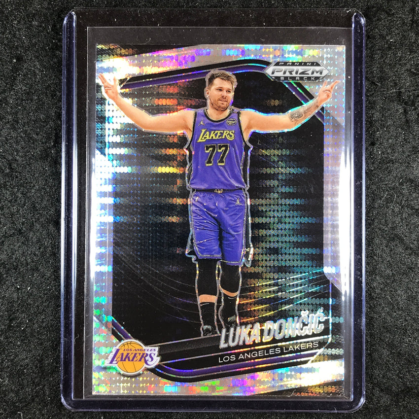 2024-25 Prizm Black LUKA DONCIC Base Pulsar #5