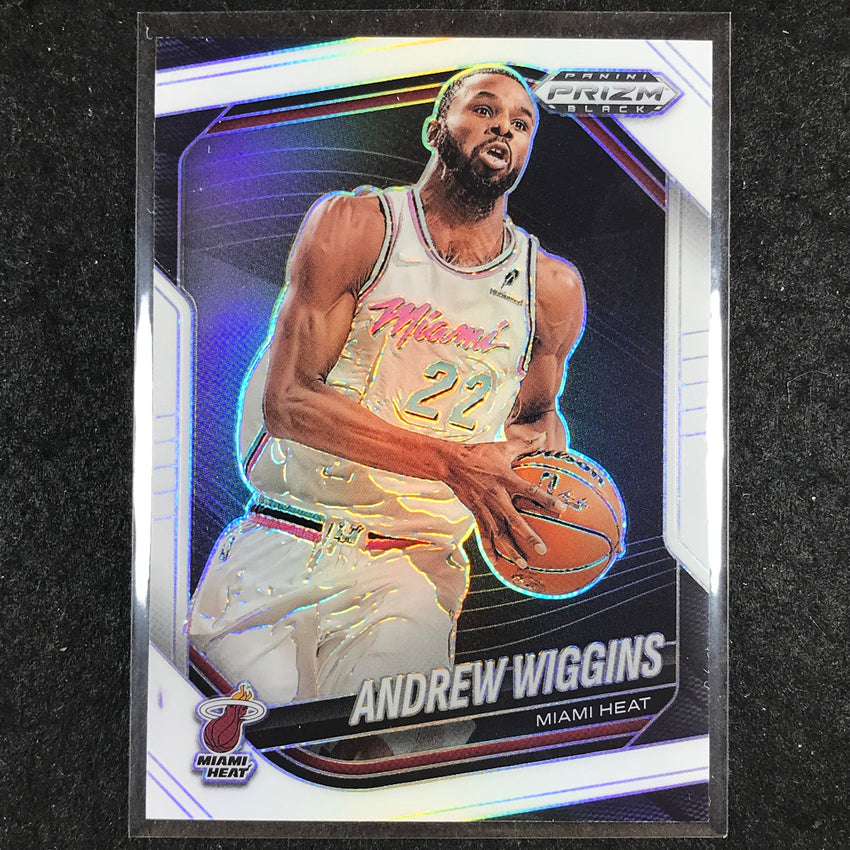 2024-25 Prizm Black ANDREW WIGGINS Base White /175 #119