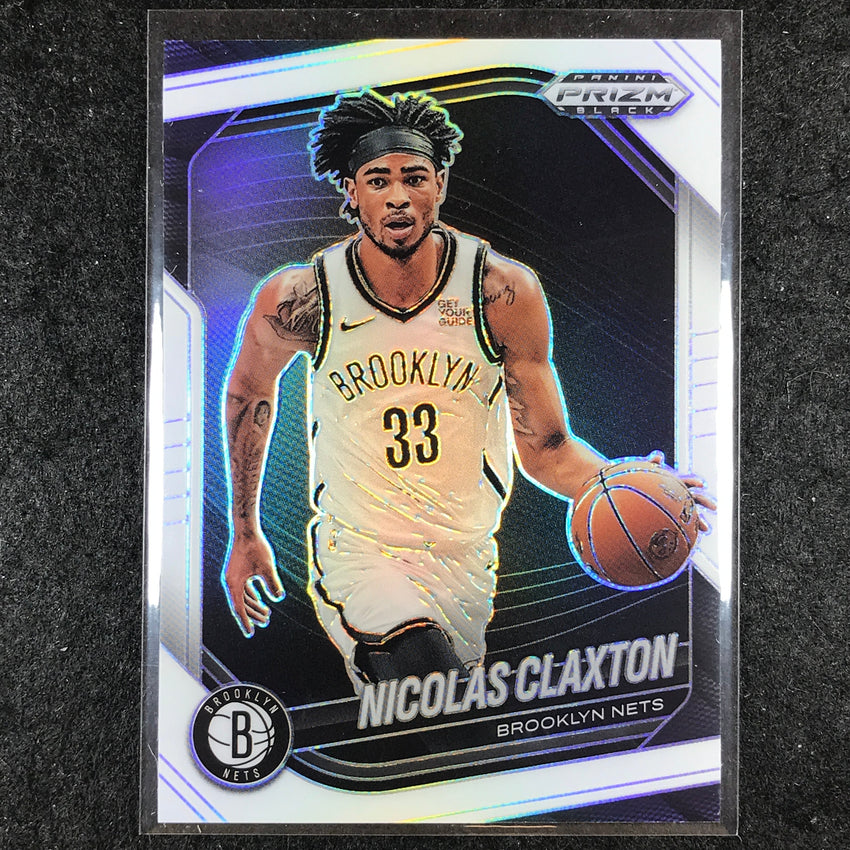2024-25 Prizm Black NICOLAS CLAXTON Base White /175 #120