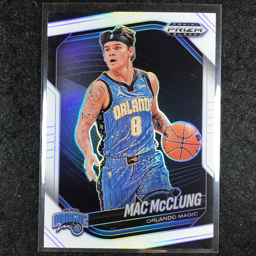 2024-25 Prizm Black MAC MCCLUNG Base White /175 #134