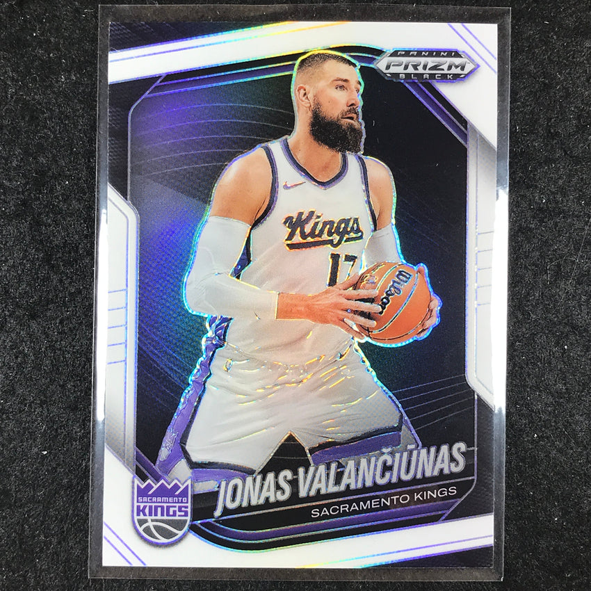 2024-25 Prizm Black JONAS VALANCIUNAS Base White /175 #142