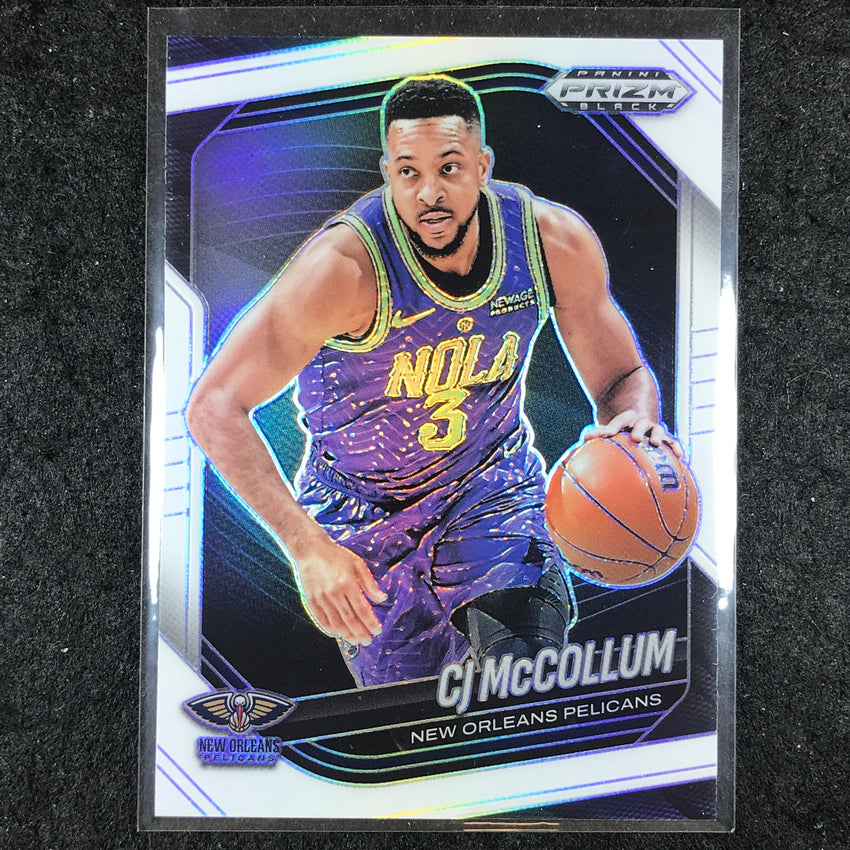 2024-25 Prizm Black CJ MCCOLLUM Base White /175 #148