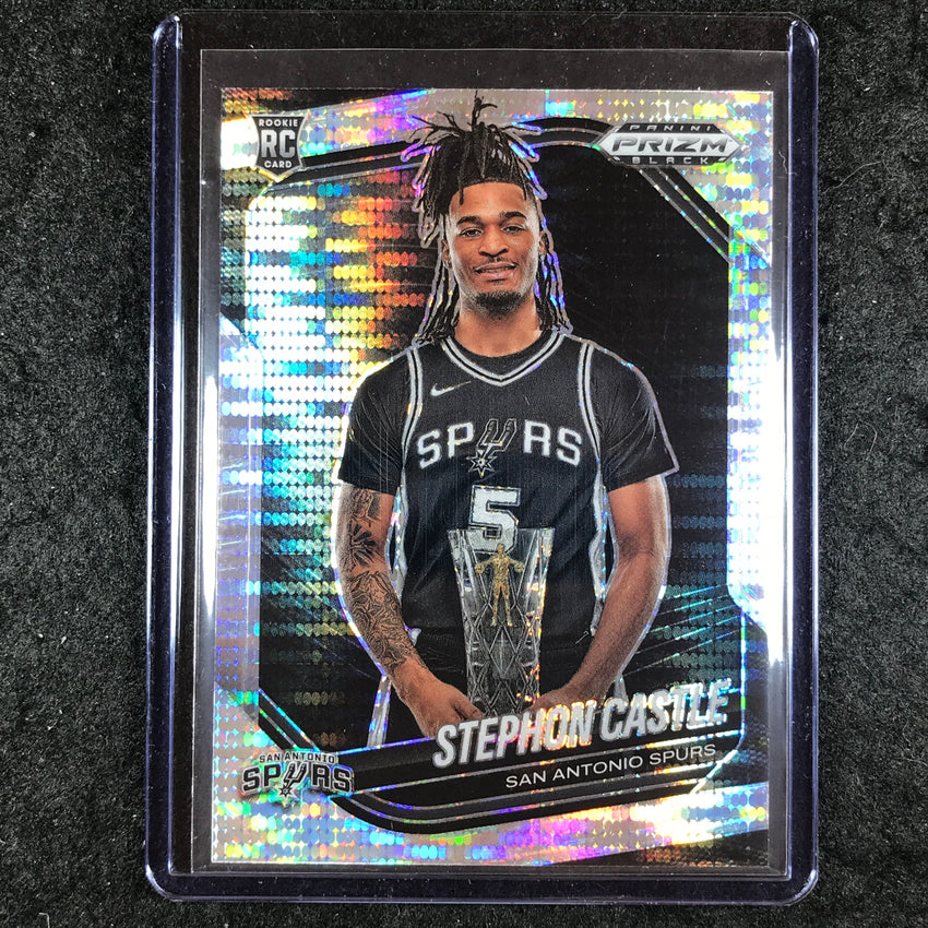 2024-25 Prizm Black STEPHON CASTLE Rookie Base Pulsar #96