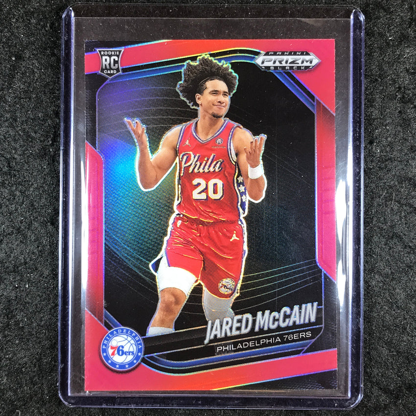 2024-25 Prizm Black JARED MCCAIN Rookie Base Red /299 #80